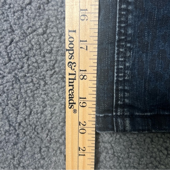 Liverpool Jeans Company Michelle CAPRI Womens Size 10/20 Leopard Print Blue - Picture 9 of 12